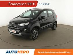 Noir Utilisé 2015 Ford Ecosport Titanium SUV | 10 490 € (Prix juste)