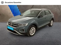 Bleu pétrole métallisée/toit noir Utilisé 2022 VW T-Roc Style SUV | 25 990 € (Bon prix)