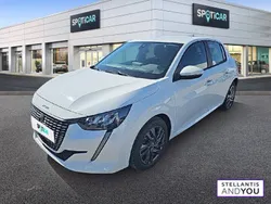 Blanc Utilisé 2021 Peugeot 208 Active Citadine | 12 390 € (Prix juste)