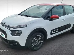 Blanc banquise (o) Utilisé 2022 Citroën C3 PureTech Citadine | 10 780 € (Bon prix)