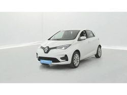 Blanc Occasion 2021 Renault Zoe Zen Citadine | 15 990 € (Prix assez cher)