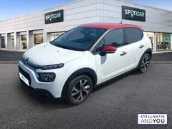Blanc Utilisé 2022 Citroën C3 Shine Citadine | 13 490 € (Prix juste)