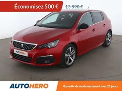 Rouge Utilisé 2017 Peugeot 308 GT-line Berline | 13 390 € (Prix juste)
