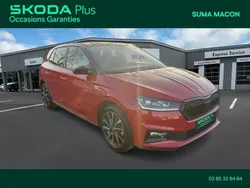 Rouge Utilisé 2024 Skoda Fabia Berline | 22 900 € (Prix juste)