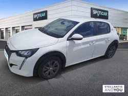 Blanc Utilisé 2021 Peugeot e-208 Business-Line Citadine | 14 480 € (Prix juste)