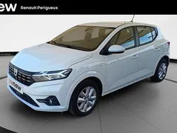 Blanc Utilisé 2022 Dacia Sandero Comfort Citadine | 13 490 € (Prix juste)