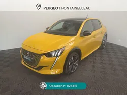 Jaune Utilisé 2021 Peugeot e-208 GT Citadine | 15 280 € (Prix juste)