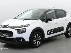 Blanc banquise (o) Utilisé 2023 Citroën C3 PureTech Citadine | 12 499 € (Bon prix)