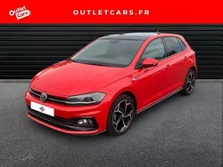 Rouge flash Utilisé 2018 VW Polo R-line Berline | 17 490 € (Prix assez cher)