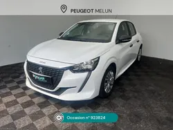 Blanc Utilisé 2020 Peugeot 208 Business-Line Citadine | 9 480 € (Bon prix)