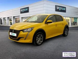 Jaune Utilisé 2021 Peugeot e-208 Style Citadine | 15 290 € (Bon prix)