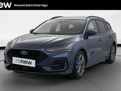 Bleu Occasion 2023 Ford Focus ST-Line Break | 23 299 € (Prix assez cher)