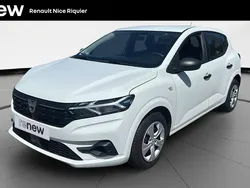 Blanc Utilisé 2022 Dacia Sandero Essentiel Citadine | 11 499 € (Prix juste)