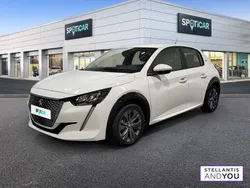 Blanc Utilisé 2021 Peugeot e-208 Active Citadine | 14 980 € (Bon prix)