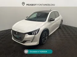 Blanc Utilisé 2021 Peugeot e-208 GT Citadine | 15 970 € (Prix juste)