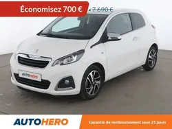 Blanc Utilisé 2015 Peugeot 108 Citadine | 6 990 € (Prix juste)