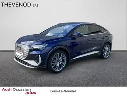 Bleu navarre métallisé Utilisé 2024 Audi Q4 Sportback e-tron Design SUV | 52 900 €