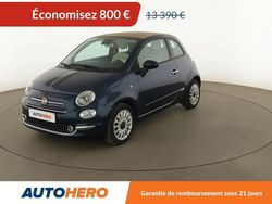 Bleu Utilisé 2020 Fiat 500C Lounge Cabriolet | 12 590 € (Prix juste)