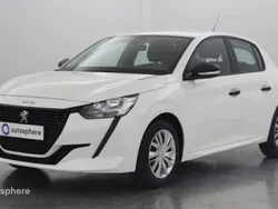 Blanc banquise Utilisé 2020 Peugeot 208 S Citadine | 9 499 € (Bon prix)