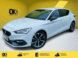 Blanc Utilisé 2021 Seat Leon FR | 21 990 € (Prix assez cher)