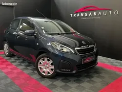 Bleu Utilisé 2016 Peugeot 108 Active Citadine | 5 490 € (Prix juste)