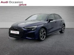 Bleu navarre métallisé Utilisé 2024 Audi A3 Sportback e-tron S-Line Berline | 39 426 € (Prix assez cher)