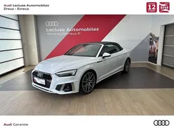 Blanc glacier métallisé Utilisé 2021 Audi A5 Cabriolet S-Line Cabriolet | 39 980 € (Prix juste)