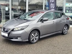Gris Utilisé 2021 Nissan Leaf Acenta Citadine | 13 880 € (Prix juste)