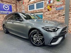 Gris Utilisé 2024 Mercedes C300 AMG line Break | 46 970 € (Prix assez cher)