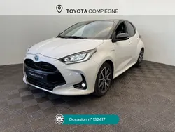Blanc Utilisé 2021 Toyota Yaris Hybrid Citadine | 20 590 € (Prix juste)