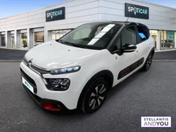 Blanc Utilisé 2021 Citroën C3 PureTech Citadine | 9 990 € (Prix juste)
