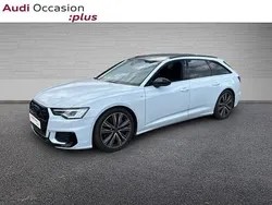 Blanc glacier métallisé Utilisé 2024 Audi A6 Competition Break | 55 990 € (Prix assez cher)