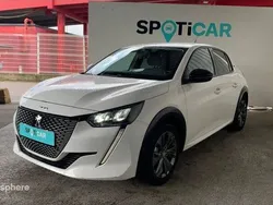 Blanc Utilisé 2022 Peugeot e-208 Style Citadine | 16 499 € (Bon prix)