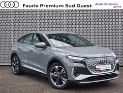 Gris galet Utilisé 2022 Audi Q4 Sportback e-tron S-Line SUV | 46 390 € (Prix juste)