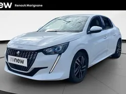 Blanc Utilisé 2021 Peugeot 208 Allure Citadine | 13 499 € (Prix juste)