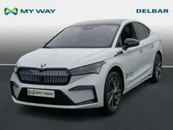Blanc Utilisé 2023 Skoda Enyaq iV SportLine SUV | 42 490 € (Prix juste)