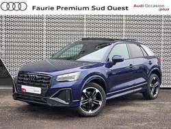 Bleu navarre métallisé Utilisé 2024 Audi Q2 S-Line SUV | 34 990 € (Prix juste)