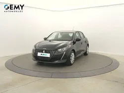 Noir Utilisé 2024 Peugeot 208 Active Citadine | 14 470 € (Prix juste)