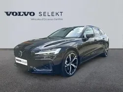 Noir onyx métallisé Utilisé 2024 Volvo V60 Plus Break | 56 999 € (Prix cher)