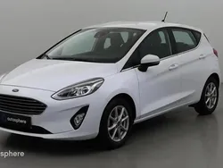 Blanc Utilisé 2021 Ford Fiesta Titanium Citadine | 15 299 € (Prix juste)