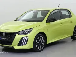 Jaune Utilisé 2024 Peugeot 208 Active Citadine | 15 599 € (Prix juste)