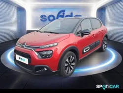 Noir Utilisé 2021 Citroën C3 PureTech Citadine | 11 390 € (Prix assez cher)