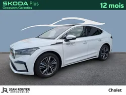 Blanc Utilisé 2024 Skoda Enyaq iV SUV | 44 989 € (Prix assez cher)