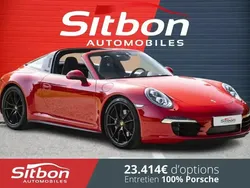 Rouge Utilisé 2015 Porsche 911 Targa 4S Cabriolet | 124 980 €