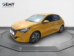 Jaune Utilisé 2021 Peugeot 208 Allure Citadine | 14 290 € (Bon prix)