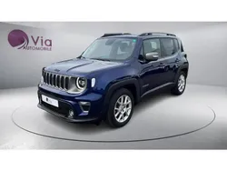 Bleu Utilisé 2019 Jeep Renegade Limited SUV | 13 990 € (Prix juste)