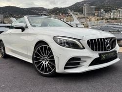 Blanc Utilisé 2019 Mercedes C220 AMG line Cabriolet | 34 900 € (Prix juste)