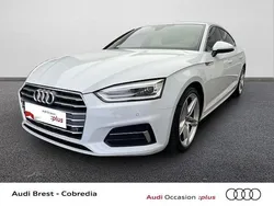 Blanc glacier métallisé Utilisé 2019 Audi A5 Sportback S-Line | 30 490 € (Bon prix)