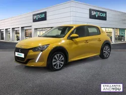 Jaune Utilisé 2021 Peugeot e-208 Active Citadine | 13 990 € (Prix juste)