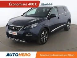 Bleu Utilisé 2018 Peugeot 5008 GT-line Monospace | 22 290 € (Prix juste)